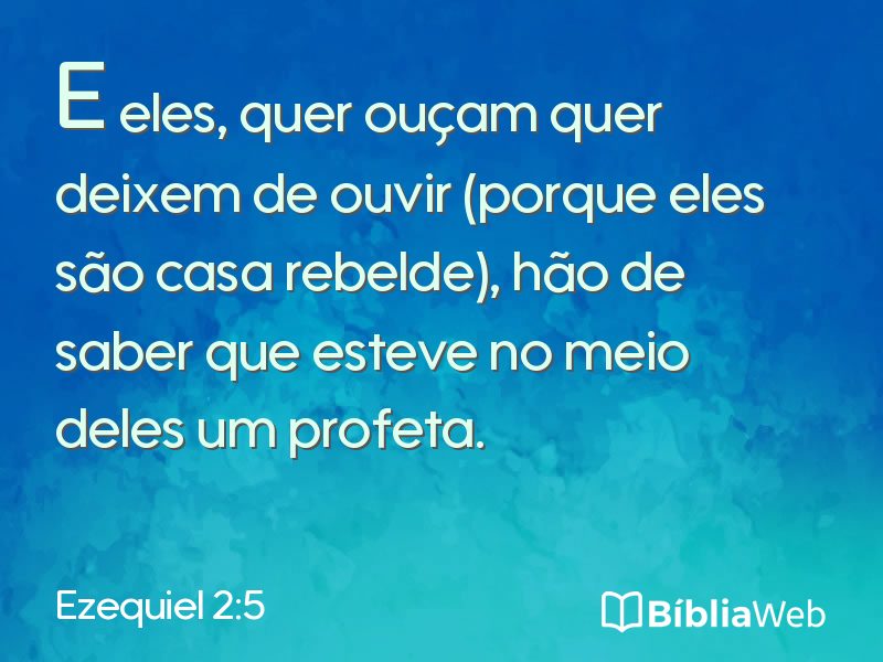 Ezequiel 2:5 em imagem para compartilhar