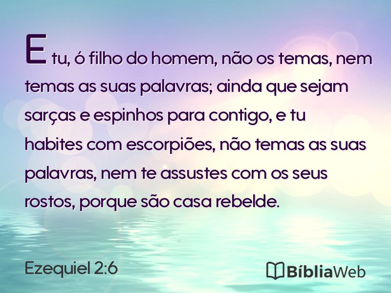 Ezequiel 2:6 em imagem para compartilhar