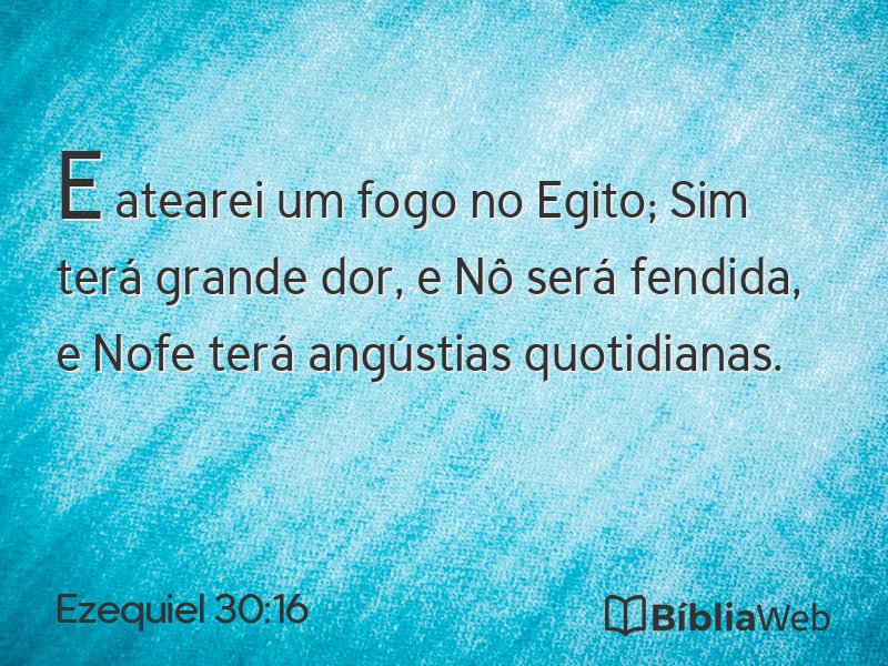 Ezequiel 30:16 em imagem para compartilhar