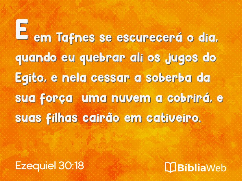 Ezequiel 30:18 em imagem para compartilhar