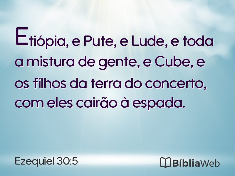 Ezequiel 30:5 em imagem para compartilhar