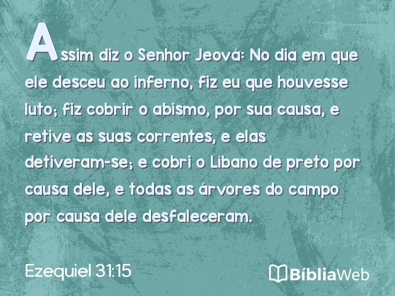 Ezequiel 31:15 em imagem para compartilhar