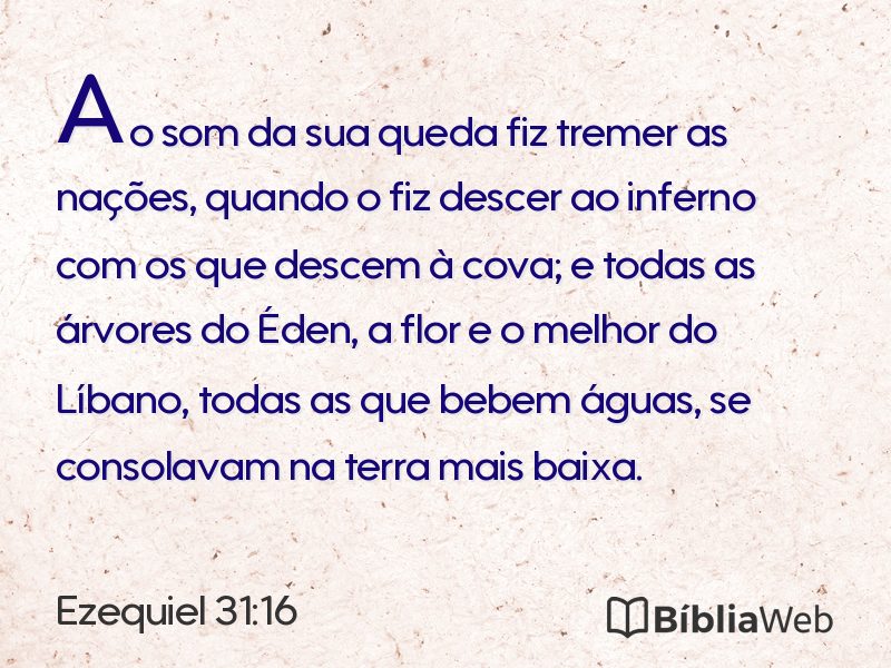 Ezequiel 31:16 em imagem para compartilhar