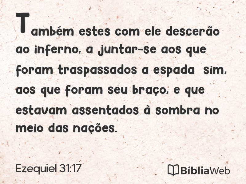 Ezequiel 31:17 em imagem para compartilhar