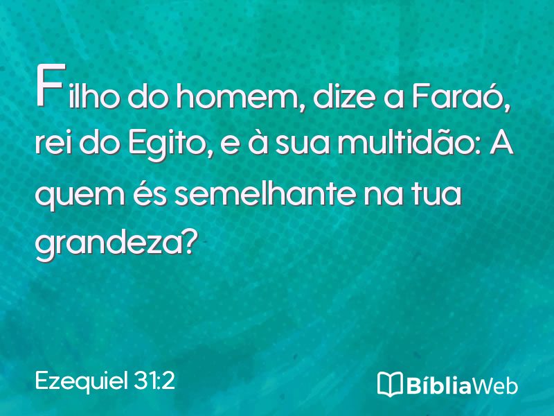Ezequiel 31:2 em imagem para compartilhar