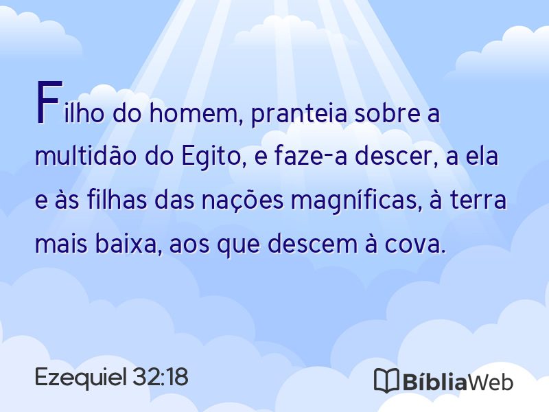 Ezequiel 32:18 em imagem para compartilhar