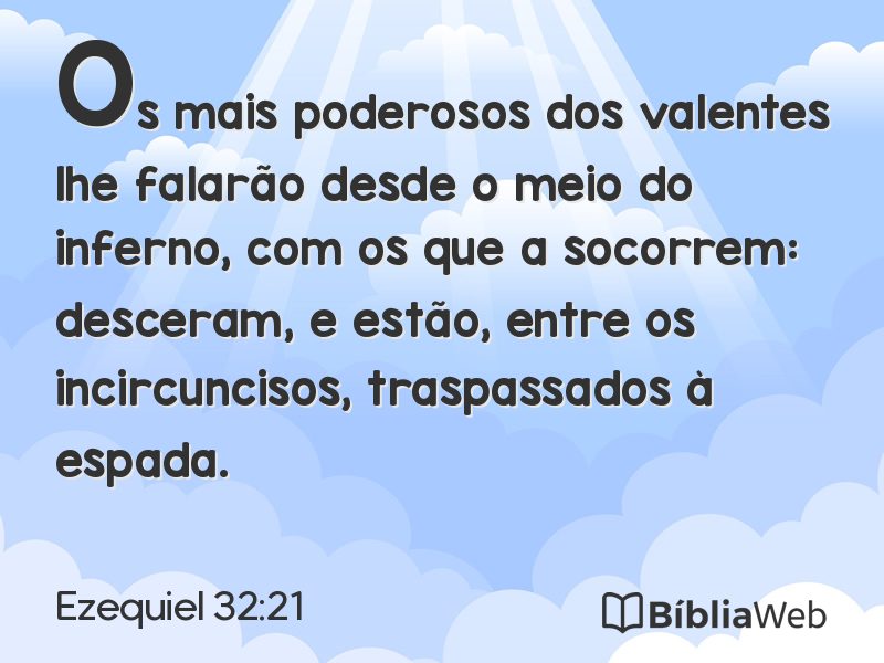 Ezequiel 32:21 em imagem para compartilhar
