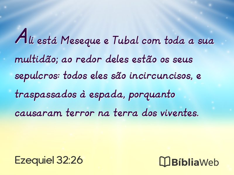 Ezequiel 32:26 em imagem para compartilhar