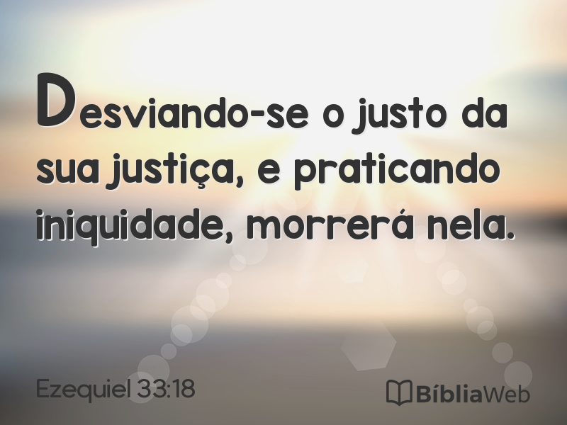 Ezequiel 33:18 em imagem para compartilhar