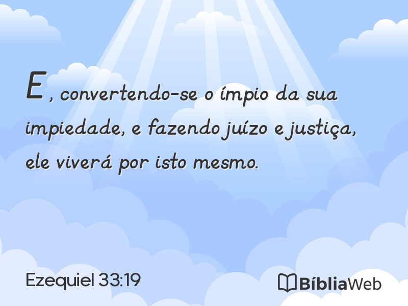 Ezequiel 33:19 em imagem para compartilhar