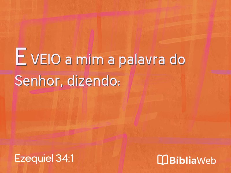 Ezequiel 34:1 em imagem para compartilhar