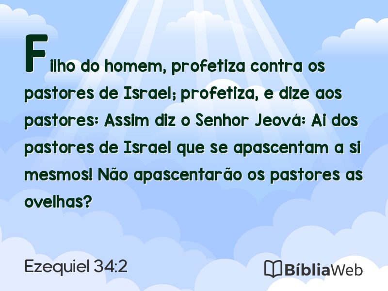 Ezequiel 34:2 em imagem para compartilhar