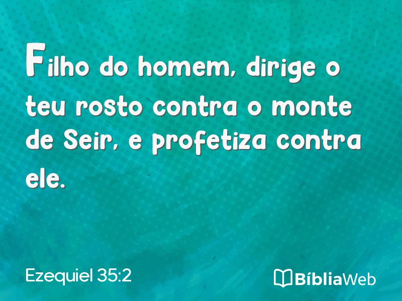 Ezequiel 35:2 em imagem para compartilhar