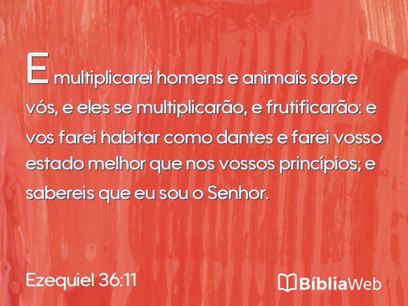 Ezequiel 36:11 em imagem para compartilhar