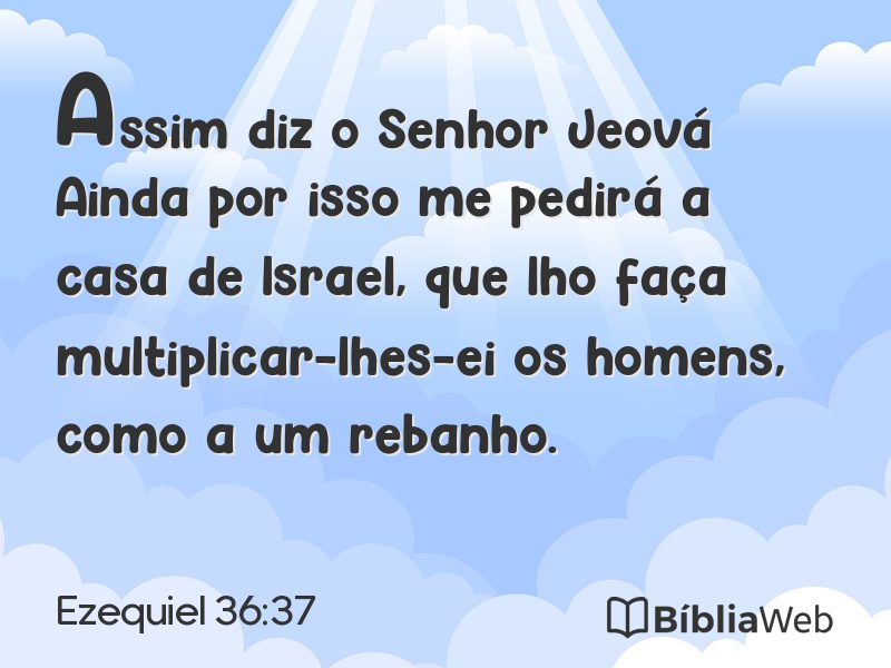 Ezequiel 36:37 em imagem para compartilhar