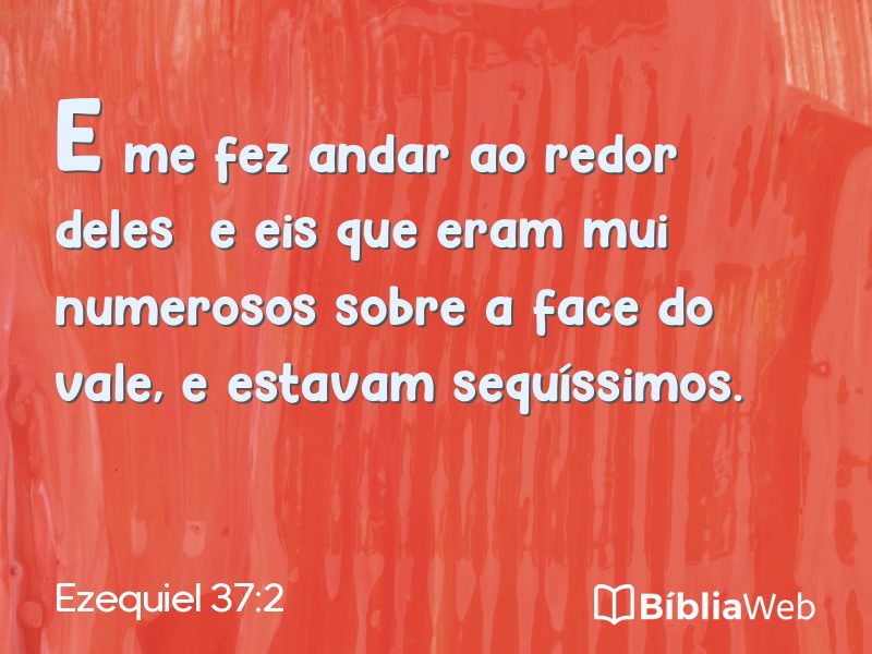 Ezequiel 37:2 em imagem para compartilhar