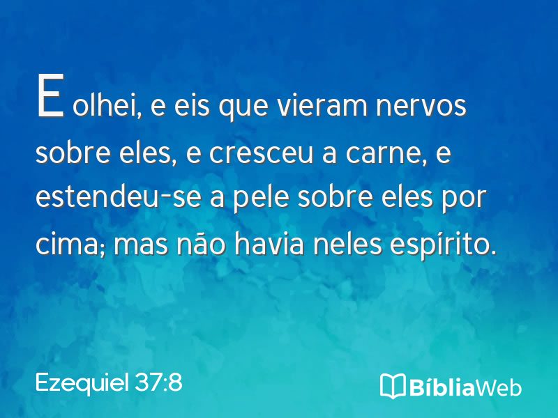 Ezequiel 37:8 em imagem para compartilhar