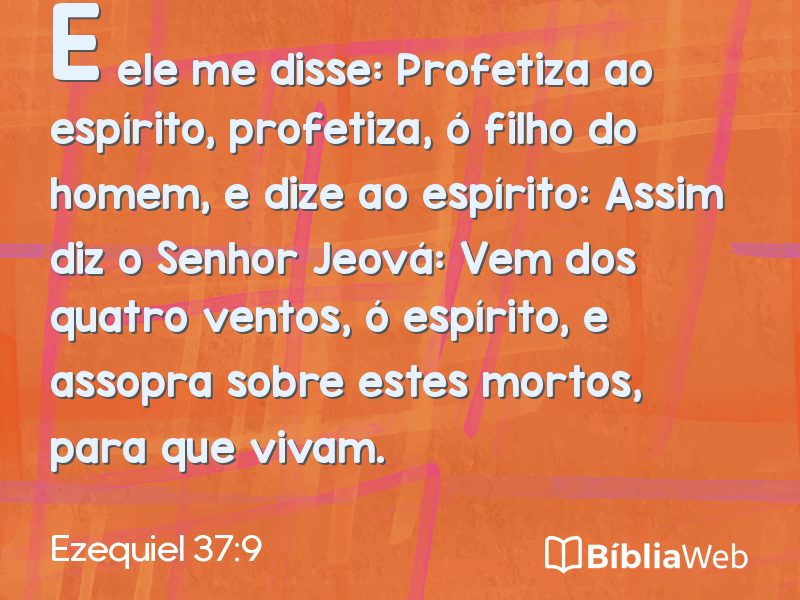 Ezequiel 37:9 em imagem para compartilhar