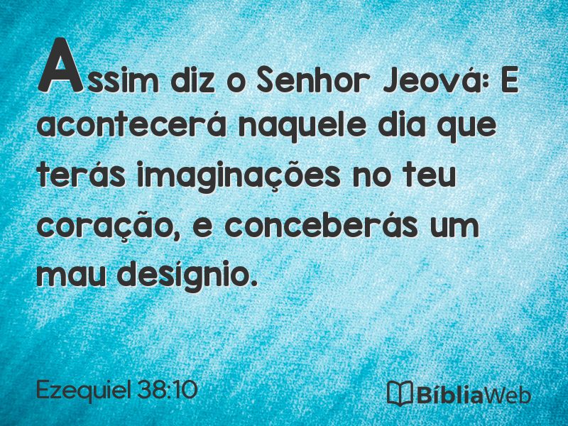 Ezequiel 38:10 em imagem para compartilhar
