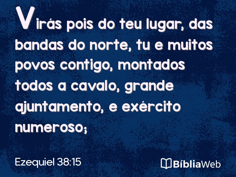Ezequiel 38:15 em imagem para compartilhar