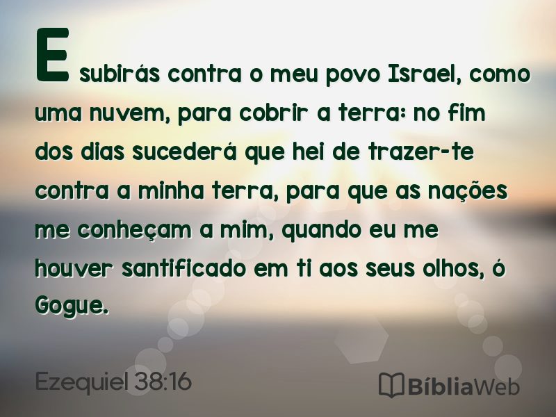 Ezequiel 38:16 em imagem para compartilhar