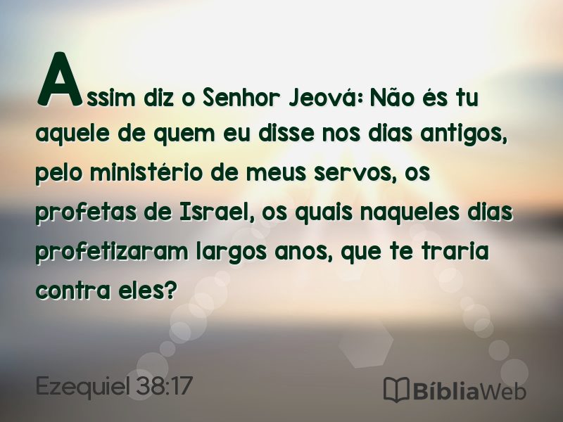 Ezequiel 38:17 em imagem para compartilhar