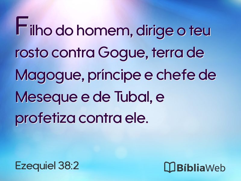 Ezequiel 38:2 em imagem para compartilhar