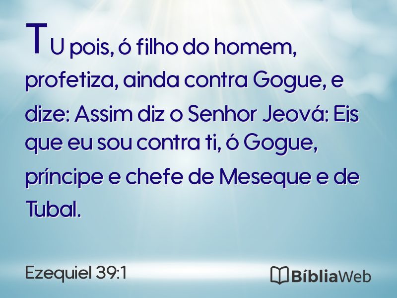 Ezequiel 39:1 em imagem para compartilhar