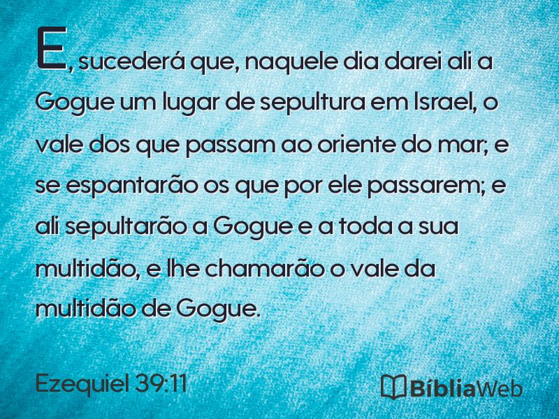 Ezequiel 39:11 em imagem para compartilhar