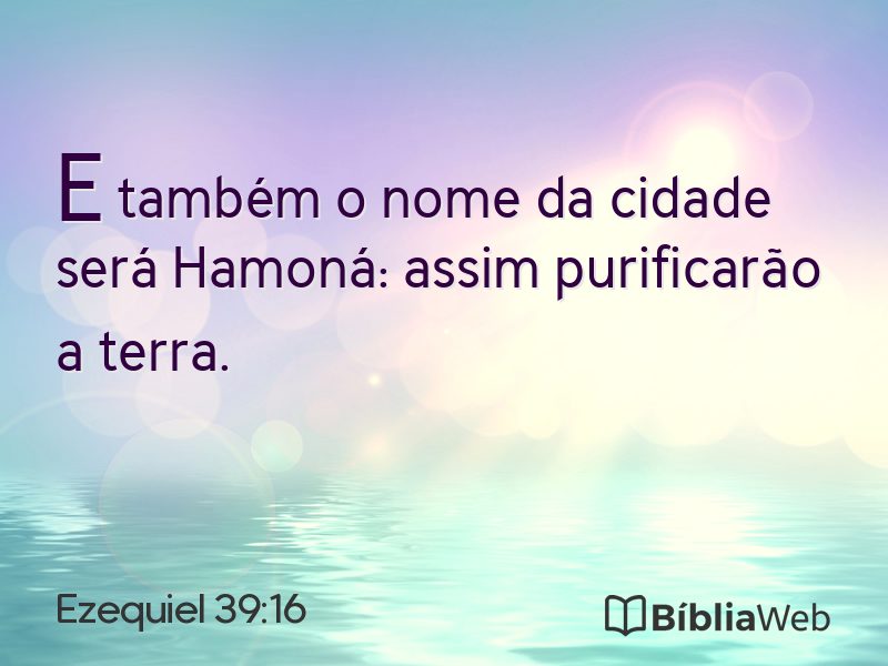 Ezequiel 39:16 em imagem para compartilhar