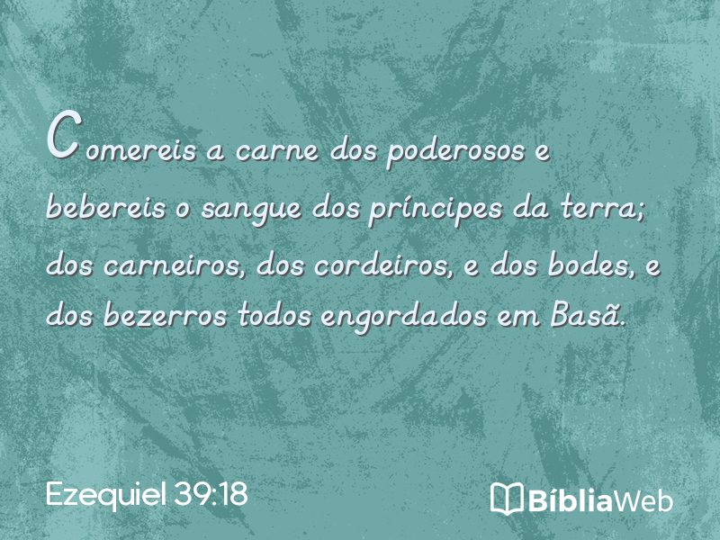 Ezequiel 39:18 em imagem para compartilhar