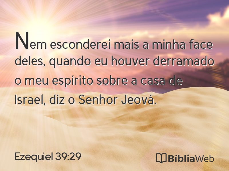 Ezequiel 39:29 em imagem para compartilhar