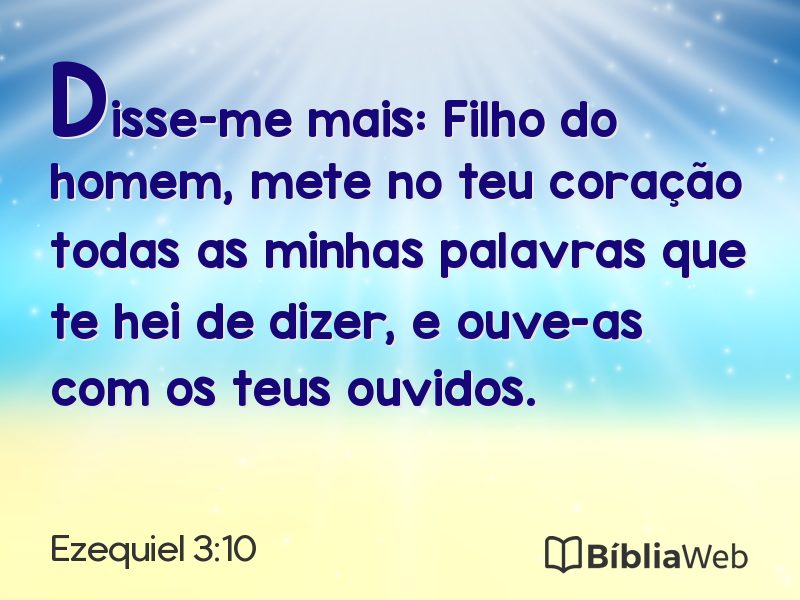 Ezequiel 3:10 em imagem para compartilhar
