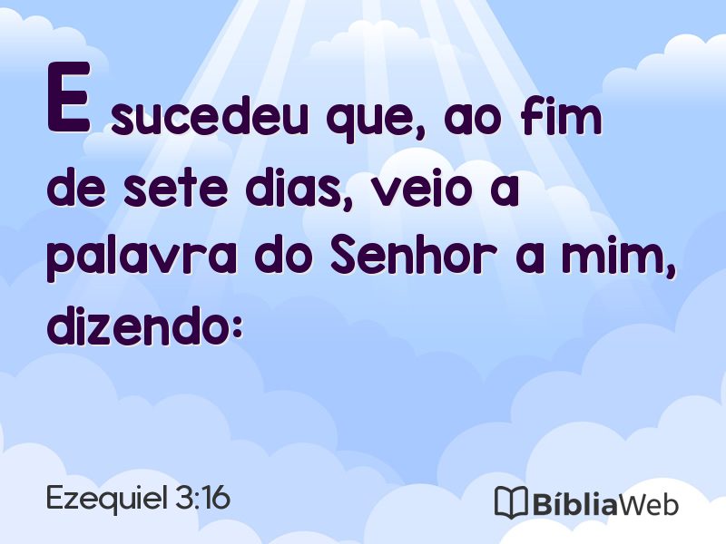 Ezequiel 3:16 em imagem para compartilhar