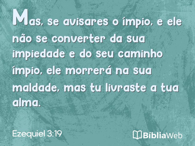 Ezequiel 3:19 em imagem para compartilhar