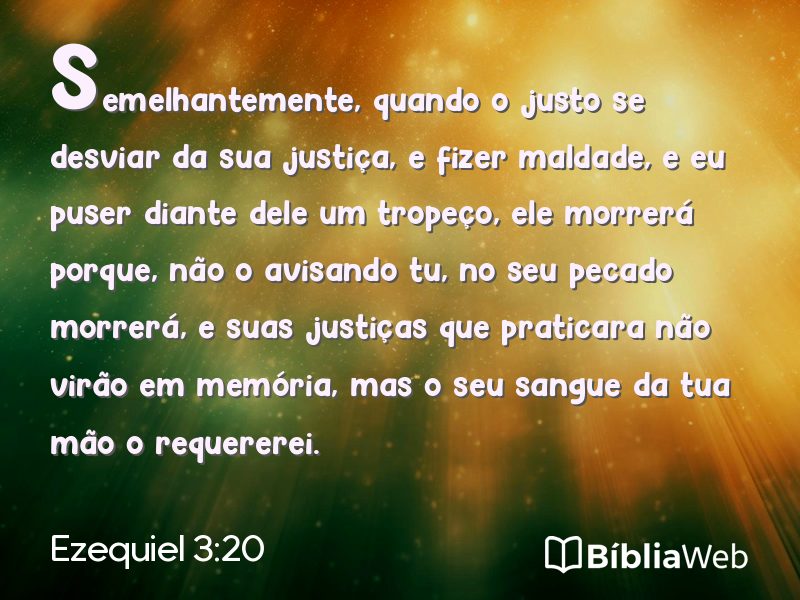 Ezequiel 3:20 em imagem para compartilhar