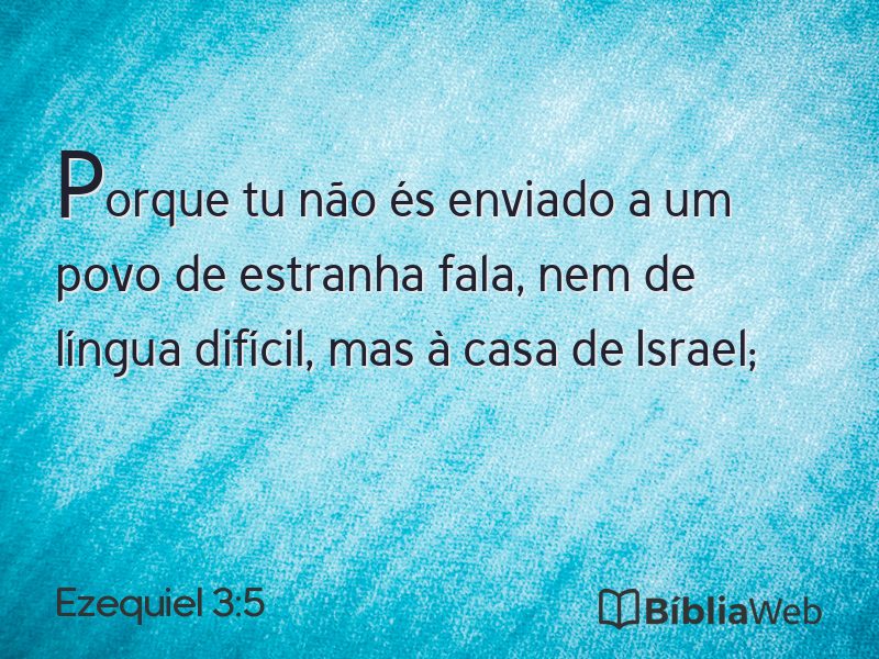 Ezequiel 3:5 em imagem para compartilhar