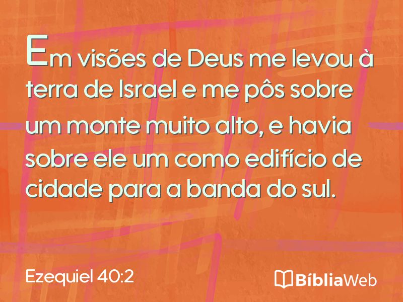 Ezequiel 40:2 em imagem para compartilhar