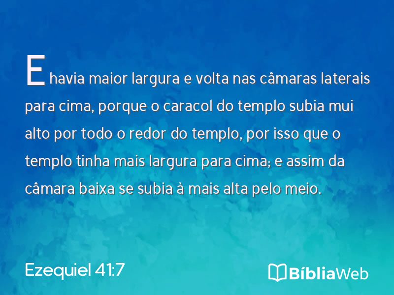 Ezequiel 41:7 em imagem para compartilhar