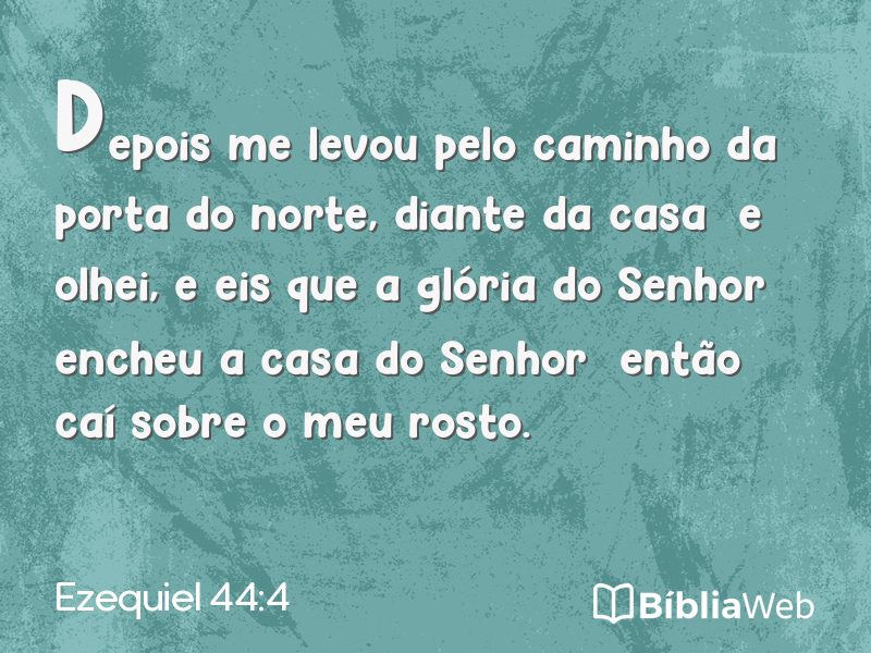 Ezequiel 44:4 em imagem para compartilhar