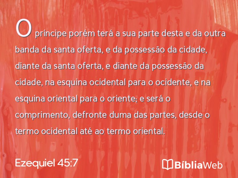 Ezequiel 45:7 em imagem para compartilhar