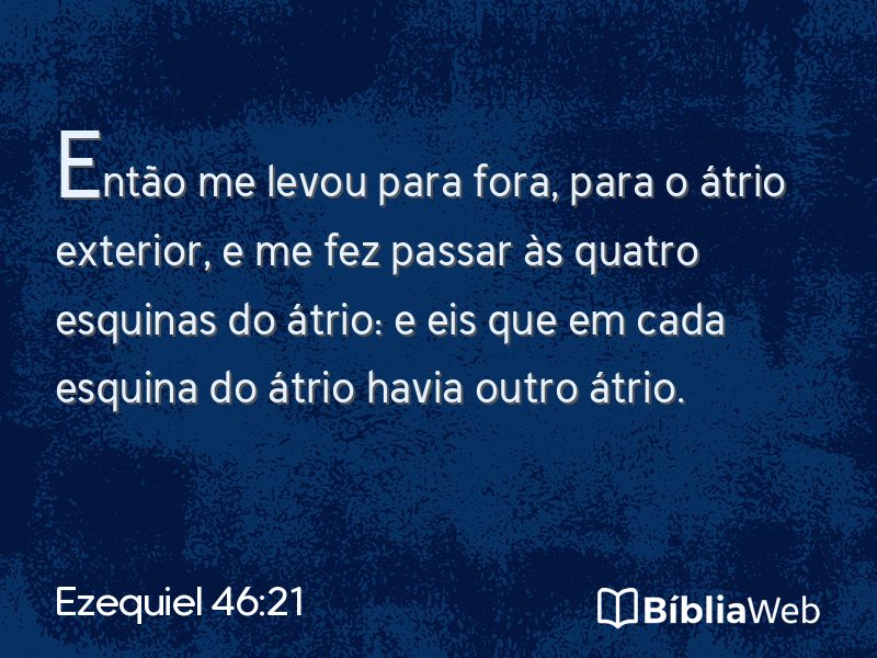 Ezequiel 46:21 em imagem para compartilhar