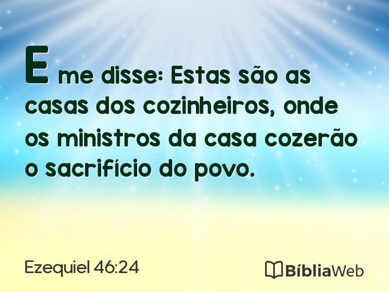 Ezequiel 46:24 em imagem para compartilhar