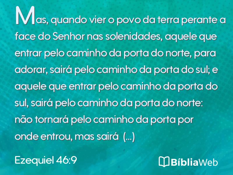 Ezequiel 46:9 em imagem para compartilhar