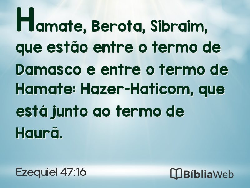 Ezequiel 47:16 em imagem para compartilhar