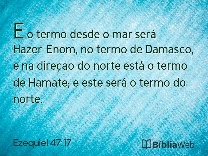 Ezequiel 47:17 em imagem para compartilhar