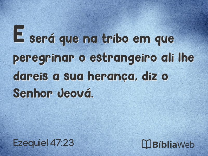 Ezequiel 47:23 em imagem para compartilhar