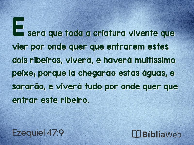 Ezequiel 47:9 em imagem para compartilhar