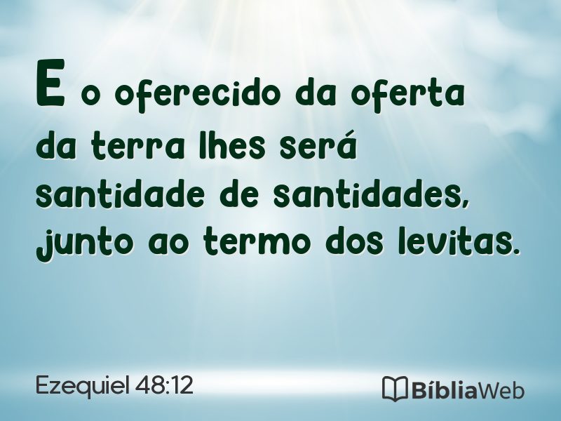 Ezequiel 48:12 em imagem para compartilhar