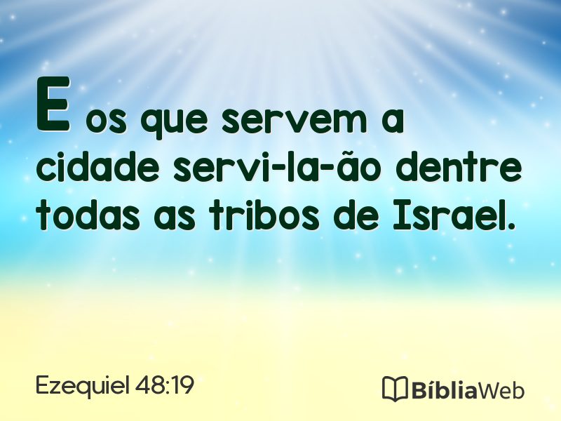 Ezequiel 48:19 em imagem para compartilhar